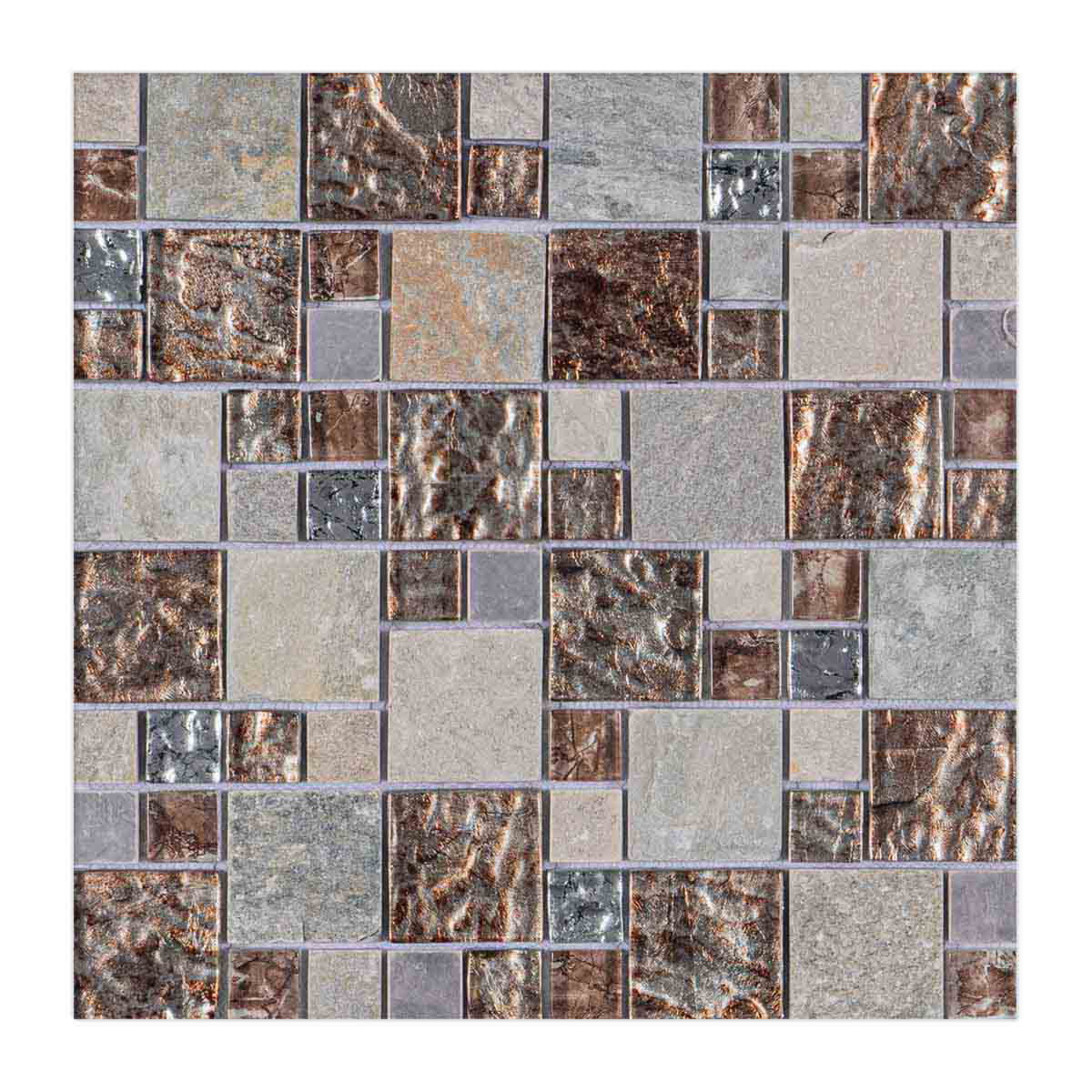 Mosaico Konan Grey-2 30×30 cms.