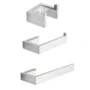 LECCOA722 Juego De Accesorios Arona Cromo x 3 Piezas