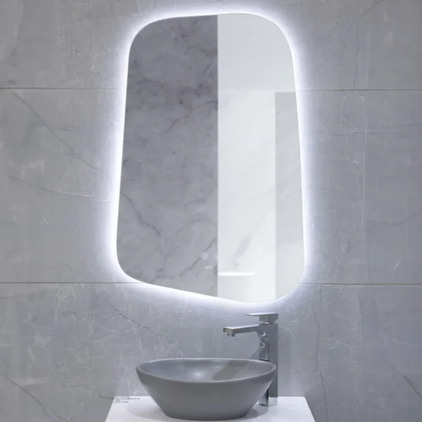 LECCOE122 Espejo Udine Formato Irregular, Control Touch Iluminación