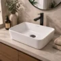 Lavamanos Vessel Albo Blanco 48x37x14