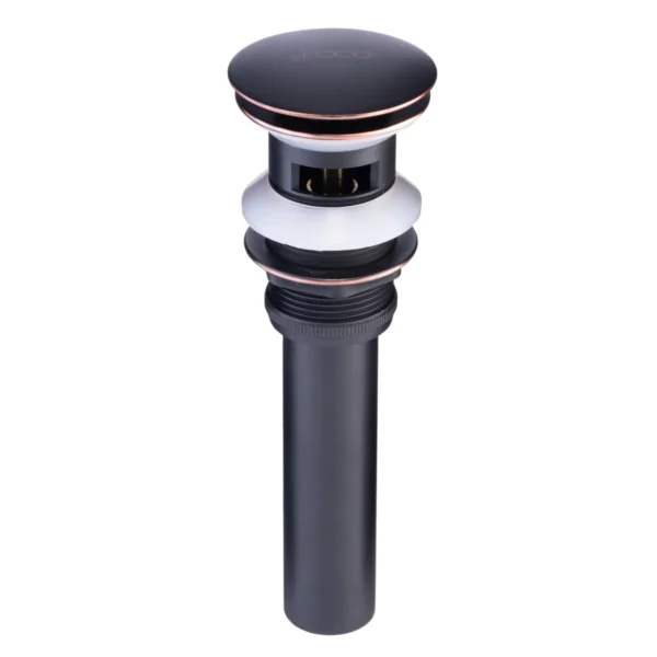 156611-1200-1200 Desagüe De Push Metalico Con Rebose De 40cm Prato Anticado