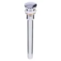 156767-1200-1200 Desagüe De Push Metalico Sin Rebose De 48 Cm Cromo