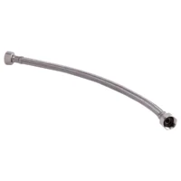 157526-1200-1200 Acople De 1/2 x 1/2 x 40cm En Acero Para Lavamanos/sanitario