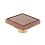 Rejilla Piso Cuadrada Box Rosa Mate 10x10