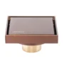 Rejilla Piso Cuadrada Box Rosa Mate 10x10