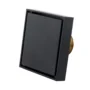 163983-1200-1200 Rejilla Piso Cuadrada Box Negra 10x10 cm
