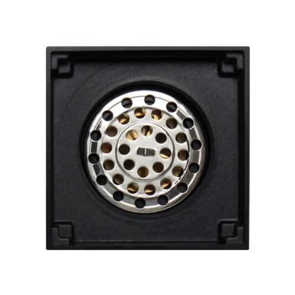163986-1200-1200 Rejilla Piso Cuadrada Box Negra 10x10 cm