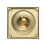 Rejilla Piso Cuadrada Box Oro Mate 10x10