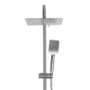 164742-1200-1200 Ducha Expuesta Hopper Niquel