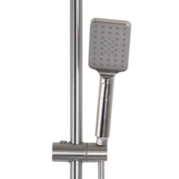 164743-1200-1200 Ducha Expuesta Hopper Niquel