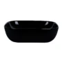 Lavamanos Vessel Bacino Negro Brillante 45.5x32.5x 13.5 cm