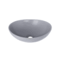 Lavamanos Vessel Ikaria Oval Gris Mate 40.5X33X14.9 cm