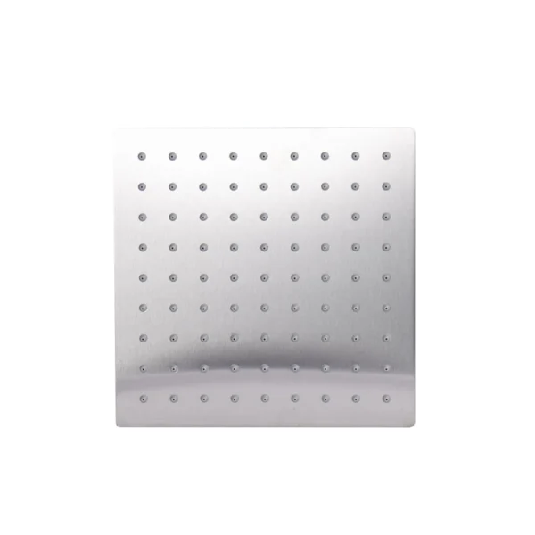 166715-1200-1200 Regadera Cuadrada Plana 20cm Sin Brazo Liri Niquel
