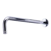 Brazo Pared Redondo Cromo 42 Cm