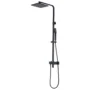 167379-1200-1200 Ducha Expuesta Kuadrat Negra