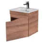 Mueble Madecor Oregon Roble Claro Con Placa Lavamanos Poceta Centro 50 x 39 cm