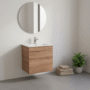 Mueble Madecor Trend Roble Claro Con Placa Lavamanos Poceta Centro 40.5 x 40.5 cm