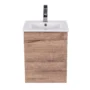 Mueble Madecor Trend Roble Claro Con Placa Lavamanos Poceta Centro 40.5 x 40.5 cm