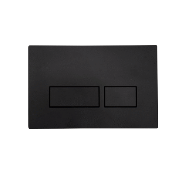 Panel De Descarga Negro Para Sanitario Suspendido