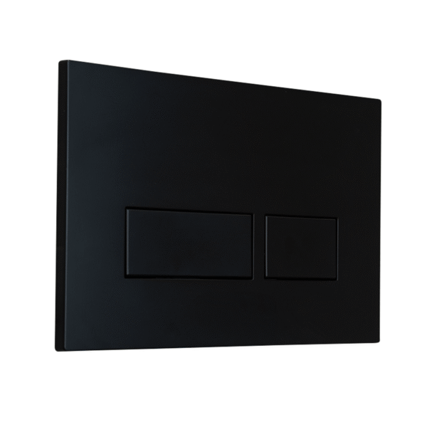 Panel De Descarga Negro Para Sanitario Suspendido