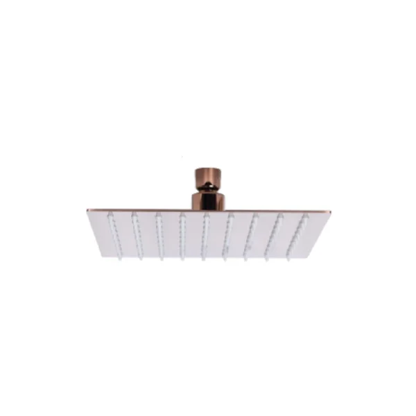 Kit De Regadera 20cm+brazo Pared 40cm Rosa Brillo