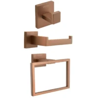 169140-1200-1200 Juego De Accesorios Etna Rosa Mate X3 Piezas