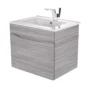 169560-1200-1200 Mueble Madecor Ario Gris Con Placa Lavamanos Poceta Centro 60 x 45 cm