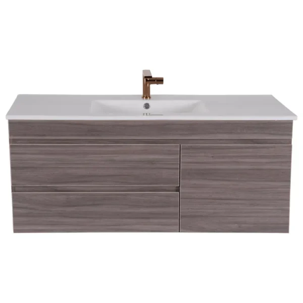 169569-1200-1200 Mueble Madecor Maui Gris Con Placa Lavamanos 120 x 46 cm
