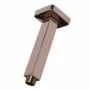 169760-1200-1200 Kit De Regadera Cuadrada 30cm+brazo a Techo 12cm Rosa Brillante