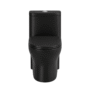 Sanitario One-piece Bellagio Negro Mate Descarga 1000 Gramos Con Anillo De Cera Conex 1/2