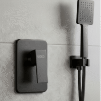 Griferia Para Ducha Casalini Negra