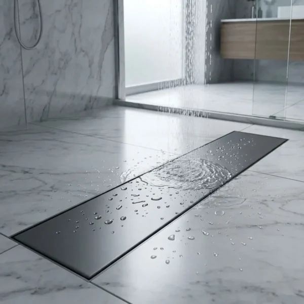 Rejilla Ducha Acero Inox. Acis De 60cm Grafito
