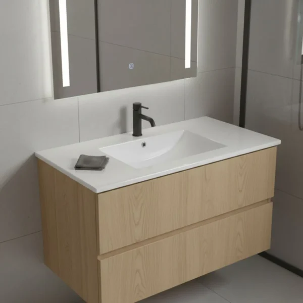 Lavamanos En Porcelana De Sobreponer Tivoli Blanco 81X46.5X17.5 cm