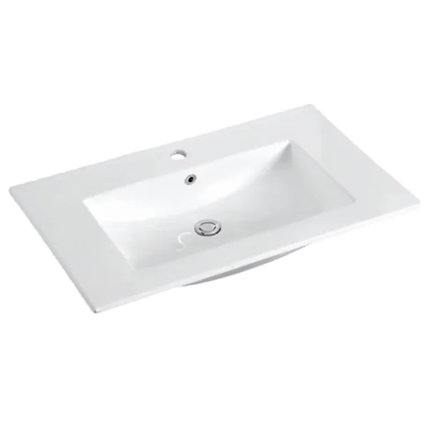 Lavamanos En Porcelana De Sobreponer Tivoli Blanco 71 x 46.5 x 17.5 cm
