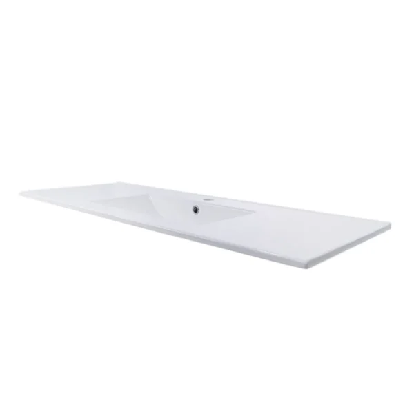 170887-1200-1200 Lavamanos En Porcelana De Sobreponer Tivoli Blanco 121.5X46.5X17.5 cm