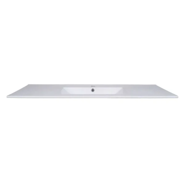 170889-1200-1200 Lavamanos En Porcelana De Sobreponer Tivoli Blanco 121.5X46.5X17.5 cm