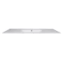 170889-1200-1200 Lavamanos En Porcelana De Sobreponer Tivoli Blanco 121.5X46.5X17.5 cm