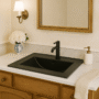 170892-1200-1200 Lavamanos En Porcelana De Sobreponer Tivoli Black Mate 71x46.5x19 cm