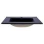 170897-1200-1200 Lavamanos En Porcelana De Sobreponer Tivoli Black Mate 71x46.5x19 cm