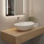 Lavamanos Vessel Round Blanco 40x40x15 cm