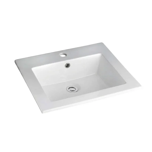 Lavamanos En Porcelana De Sobreponer Tivoli Blanco 41X41X18 cm
