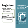 Kit De Regadera X20cm+brazo Techo 12cm Rosa Mate