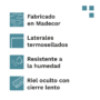 Mueble Madecor Amaro Roble Claro Con Placa Sinterizada 60 x 50 cm