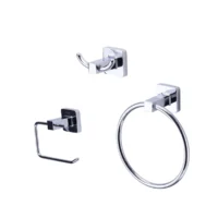 172112-1200-1200 Kit De Accesorios Para Baño Murano X3 Piezas Cromo