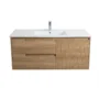 172125-1200-1200 Mueble Madecor Bibury Fresno Con Placa Lavamanos Poceta Centro 120 x 46 cm