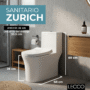 Sanitario Zurich Bl Descarga 1000 Gramos +anillo Cera