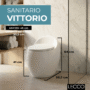 Sanitario One-piece Vittorio Blanco Descarga 1000 Gramos Con Anillo De Cera Conexión 1/2
