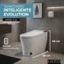 Sanitario Inteligente Evolution Blanco Descarga 800 Gramos