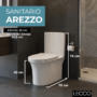 Sanitario Arezzo Bl Descarga 1200 Gramos C/anillo Cera