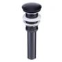 172247-1200-1200 Desagüe De Push Metalico Sin Rebose De 40 Cm Negro